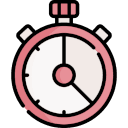 a cartoon stopwatch
